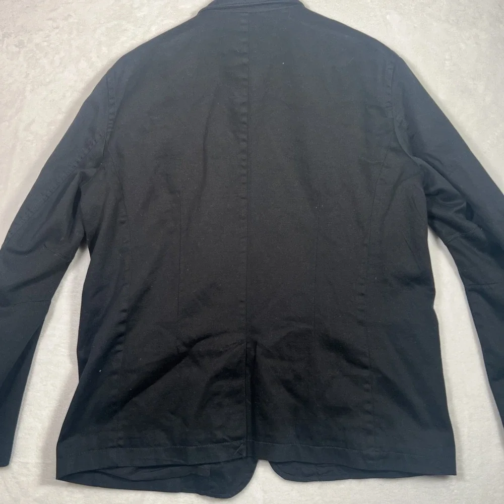 Apt. 9 Blazer Men‎ Medium Black Casual 2 Buttton Sport Coat Cotton